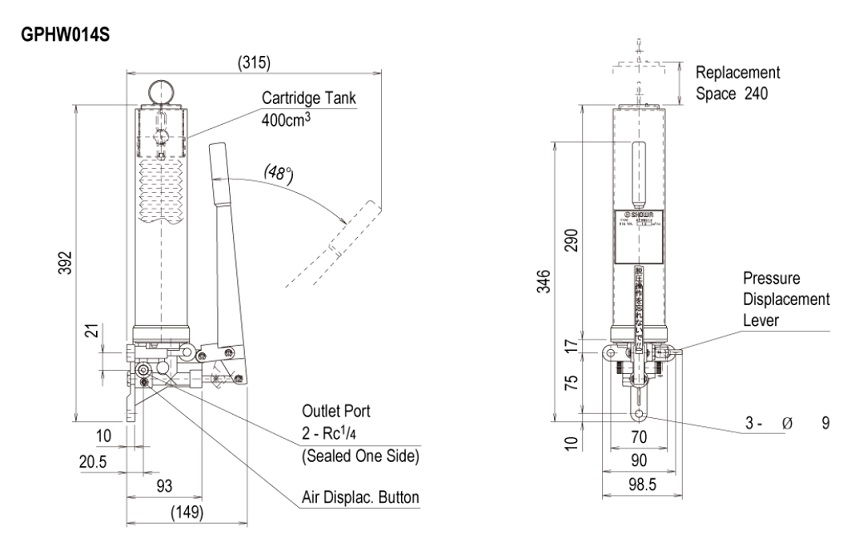 Manual Grease Pump GPHW